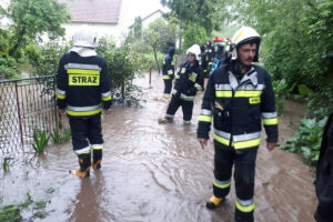 Gmina Skalbmierz. Ulewne deszcze przeszły przez gminę Skalbmierz (23.05.2019) / Urząd Miasta i Gminy Skalbmierz