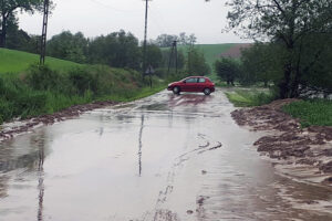 Gmina Skalbmierz. Ulewne deszcze przeszły przez gminę Skalbmierz (23.05.2019) / Urząd Miasta i Gminy Skalbmierz