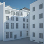 Kielce. Wizualizacja budynków Prokuratury Okręgowej w Kielcach przy ulicy Wesołej / Prokuratura Okręgowa w Kielcach