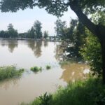 Sandomierz. Bulwar nadwiślański. Podtopienie / Grażyna Szlęzak-Wójcik / Radio Kielce