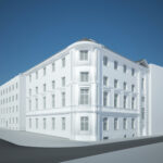 Kielce. Wizualizacja budynków Prokuratury Okręgowej w Kielcach przy ulicy Wesołej / Prokuratura Okręgowa w Kielcach