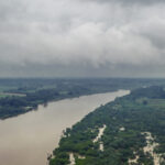 Wisła w okolicy Elektrowni Połaniec / Sławek Rakowski / Powiat Staszowski z Drona