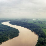 Wisła w okolicy Elektrowni Połaniec / Sławek Rakowski / Powiat Staszowski z Drona