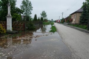 Zagość. Podtopienia / Marta Gajda / Radio Kielce