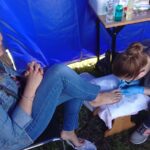 Piknik z okazji Dnia Matki zorganizowany przy Staropolskiej Szkole Wyższej / Iwona Murawska / Radio Kielce