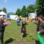 Piknik z okazji Dnia Matki zorganizowany przy Staropolskiej Szkole Wyższej / Iwona Murawska / Radio Kielce