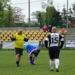 Jędrzejów. Charytatywny mecz pracowników Urzędu Miejskiego w Jędrzejowie i Starostwa Powiatowego w Jędrzejowie / Ewa Pociejowska - Gawęda / Radio Kielce