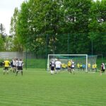 Jędrzejów. Charytatywny mecz pracowników Urzędu Miejskiego w Jędrzejowie i Starostwa Powiatowego w Jędrzejowie / Ewa Pociejowska - Gawęda / Radio Kielce