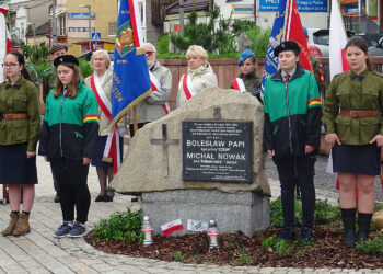 Starachowice. 75. rocznica zamachu na szefa gestapo dokonanego przez Bolesława Papiego i Michała Nowaka / Anna Głąb / Radio Kielce