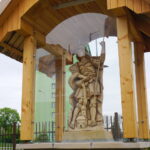 Kapliczka na terenie jednostki ratowniczo-gaśniczej nr 3 / Monika Miller / Radio Kielce