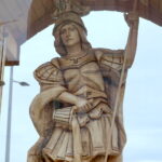 Kapliczka na terenie jednostki ratowniczo-gaśniczej nr 3 / Monika Miller / Radio Kielce