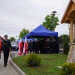 Poświęcenie kapliczki na terenie jednostki ratowniczo-gaśniczej nr 3 / Monika Miller / Radio Kielce