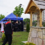 Poświęcenie kapliczki na terenie jednostki ratowniczo-gaśniczej nr 3 / Monika Miller / Radio Kielce