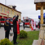 Poświęcenie kapliczki na terenie jednostki ratowniczo-gaśniczej nr 3 / Monika Miller / Radio Kielce