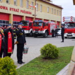 Poświęcenie kapliczki na terenie jednostki ratowniczo-gaśniczej nr 3 / Monika Miller / Radio Kielce