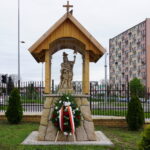 Kapliczka na terenie jednostki ratowniczo-gaśniczej nr 3 / Monika Miller / Radio Kielce