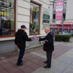 Poseł Krzysztof Lipiec, lider świętokrzyskiego Prawa i Sprawiedliwości zachęcał do udziału w wyborach do PE mieszkańców Kielc / Wiktor Dziarmaga / Radio Kielce