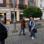 Poseł Krzysztof Lipiec, lider świętokrzyskiego Prawa i Sprawiedliwości zachęcał do udziału w wyborach do PE mieszkańców Kielc / Wiktor Dziarmaga / Radio Kielce