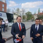 Kraków. Wizyta Dominika Tarczyńskiego / Michał Kita / Radio Kielce