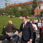 Kraków. Wizyta Dominika Tarczyńskiego / Michał Kita / Radio Kielce