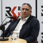 Studio Polityczne Radia Kielce. Na zdjęciu: Paweł Kukiz-Szczuciński, Kukiz’15 / Robert Felczak / Radio Kielce