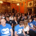 Kielce. Spotkanie członków Konfederacji KORWiN Braun Liroy Narodowcy z mieszkańcami / Michał Kita / Radio Kielce