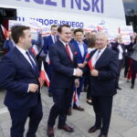 Na zdjęciu (od lewej): Dominik Tarczyński - kandydat PiS do Parlamentu Europejskiego i Krzysztof Lipiec - poseł PiS / Piotr Kwaśniewski / Radio Kielce