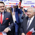 Na zdjęciu (od lewej): Dominik Tarczyński - kandydat PiS do Parlamentu Europejskiego i Krzysztof Lipiec - poseł PiS / Piotr Kwaśniewski / Radio Kielce