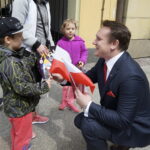 Na zdjęciu: Dominik Tarczyński - kandydat PiS do Parlamentu Europejskiego / Piotr Kwaśniewski / Radio Kielce