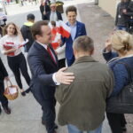 Na zdjęciu: Dominik Tarczyński - kandydat PiS do Parlamentu Europejskiego / Piotr Kwaśniewski / Radio Kielce