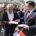 Na zdjęciu: Dominik Tarczyński - kandydat PiS do Parlamentu Europejskiego / Piotr Kwaśniewski / Radio Kielce