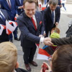 Na zdjęciu: Dominik Tarczyński - kandydat PiS do Parlamentu Europejskiego / Piotr Kwaśniewski / Radio Kielce