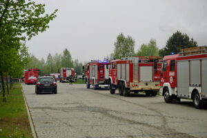 Pożar budynku "Lipowy Dwór" w Kompleksie Świętokrzyska Polana / Karol Żak / Radio Kielce