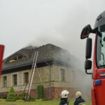 Pożar budynku "Lipowy Dwór" w Kompleksie Świętokrzyska Polana / Karol Żak / Radio Kielce