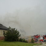 Pożar budynku "Lipowy Dwór" w Kompleksie Świętokrzyska Polana / Karol Żak / Radio Kielce