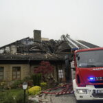 Pożar budynku "Lipowy Dwór" w Kompleksie Świętokrzyska Polana / Karol Żak / Radio Kielce