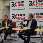 Studio Polityczne. Na zdjęciu (od lewej): Dominik Tarczyński – PiS i Eligiusz Mich – PO / Karol Żak / Radio Kielce