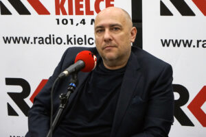 Studio Polityczne Radia Kielce. Na zdjęciu Paweł Kukiz-Szczuciński, Kukiz’15 / Aneta Cielibała-Gil / Radio Kielce