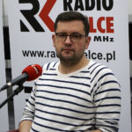 Studio Polityczne Radia Kielce. Na zdjęciu Mateusz Żukowski, Nowoczesna / Aneta Cielibała-Gil / Radio Kielce