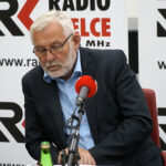 Studio Polityczne Radia Kielce. Na zdjęciu Lucjan Pietrzczyk, Platforma Obywatelska / Aneta Cielibała-Gil / Radio Kielce