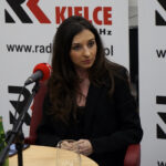 Studio Polityczne Radia Kielce. Na zdjęciu Ewelina Bień, PSL / Aneta Cielibała-Gil / Radio Kielce
