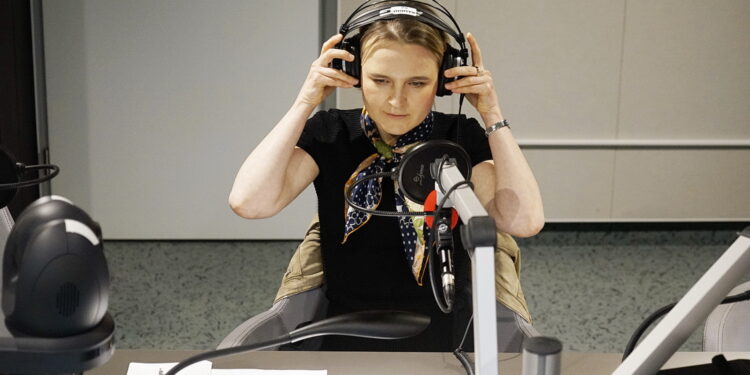 23.05.2019 Radio Kielce. Magdalena Piłat - Borcuch, doktor socjologii, / Piotr Kwaśniewski / Radio Kielce