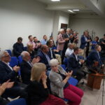 Wieczór wyborczy w sztabie Koalicji Europejskiej / Piotr Kwaśniewski / Radio Kielce