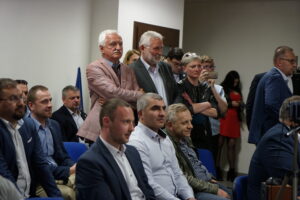 Wieczór wyborczy w sztabie Koalicji Europejskiej / Piotr Kwaśniewski / Radio Kielce