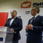 Na zdjęciu (od lewej): Adam Cyrański - kandydat KE w wyborach do Parlamentu Europejskiego i Artur Gierada - poseł PO / Piotr Kwaśniewski / Radio Kielce