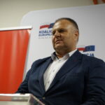 Na zdjęciu: Adam Cyrański - kandydat KE w wyborach do Parlamentu Europejskiego / Piotr Kwaśniewski / Radio Kielce