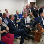 Wieczór wyborczy w sztabie Koalicji Europejskiej / Piotr Kwaśniewski / Radio Kielce