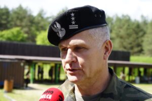 płk Jarosław Molisak - szef Wojewódzkiego Sztabu Wojskowego w Kielcach / Piotr Kwaśniewski / Radio Kielce