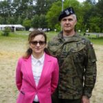 Na zdjęciu (od lewej): Agata Wojtyszek - wojewoda świętokrzyski i płk Jarosław Molisak - szef Wojewódzkiego Sztabu Wojskowego w Kielcach / Piotr Kwaśniewski / Radio Kielce