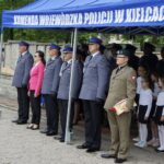 Ślubowanie nowo przyjętych policjantów / Piotr Kwaśniewski / Radio Kielce